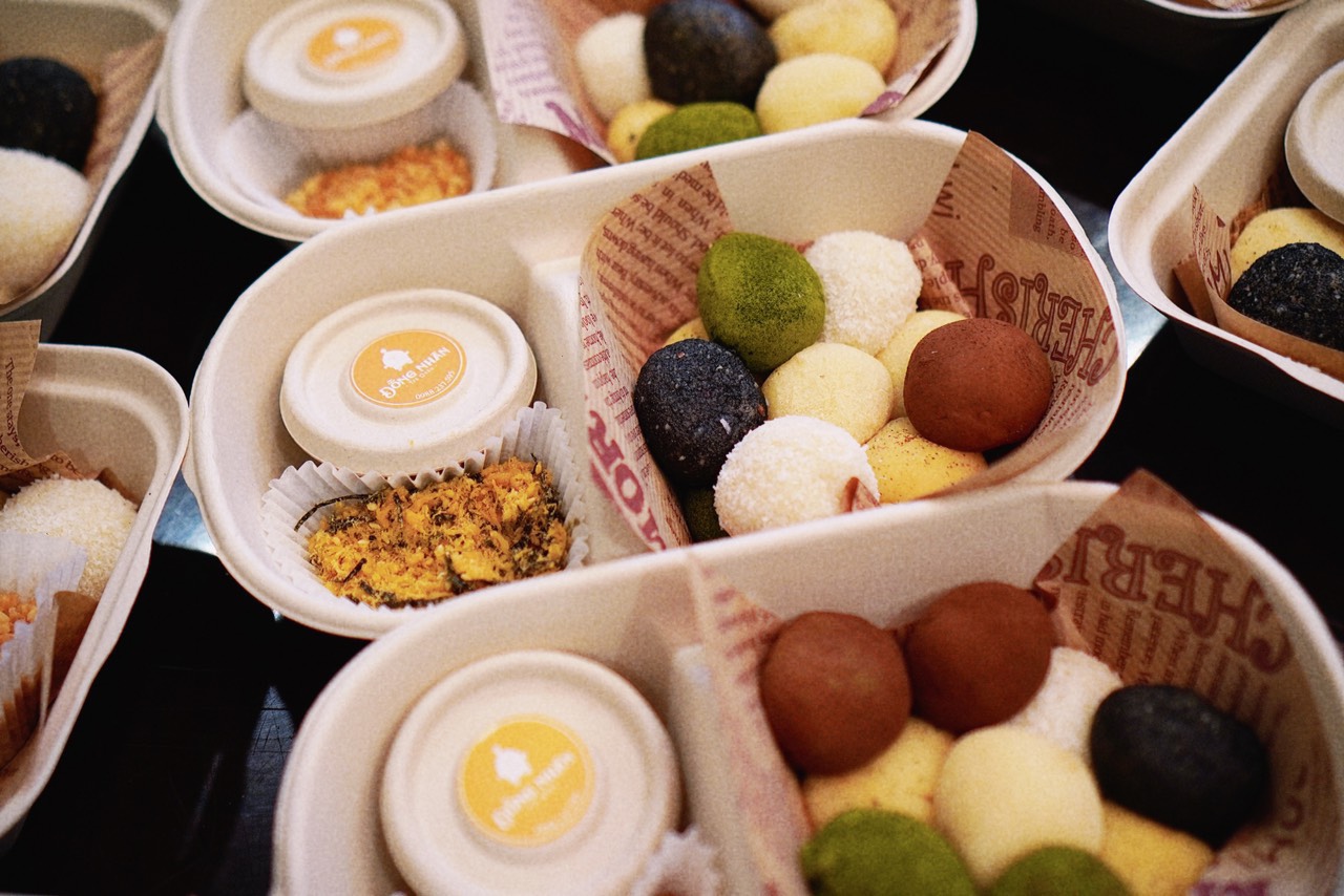 Bánh Mochi Chấm Kem Sữa Size L
