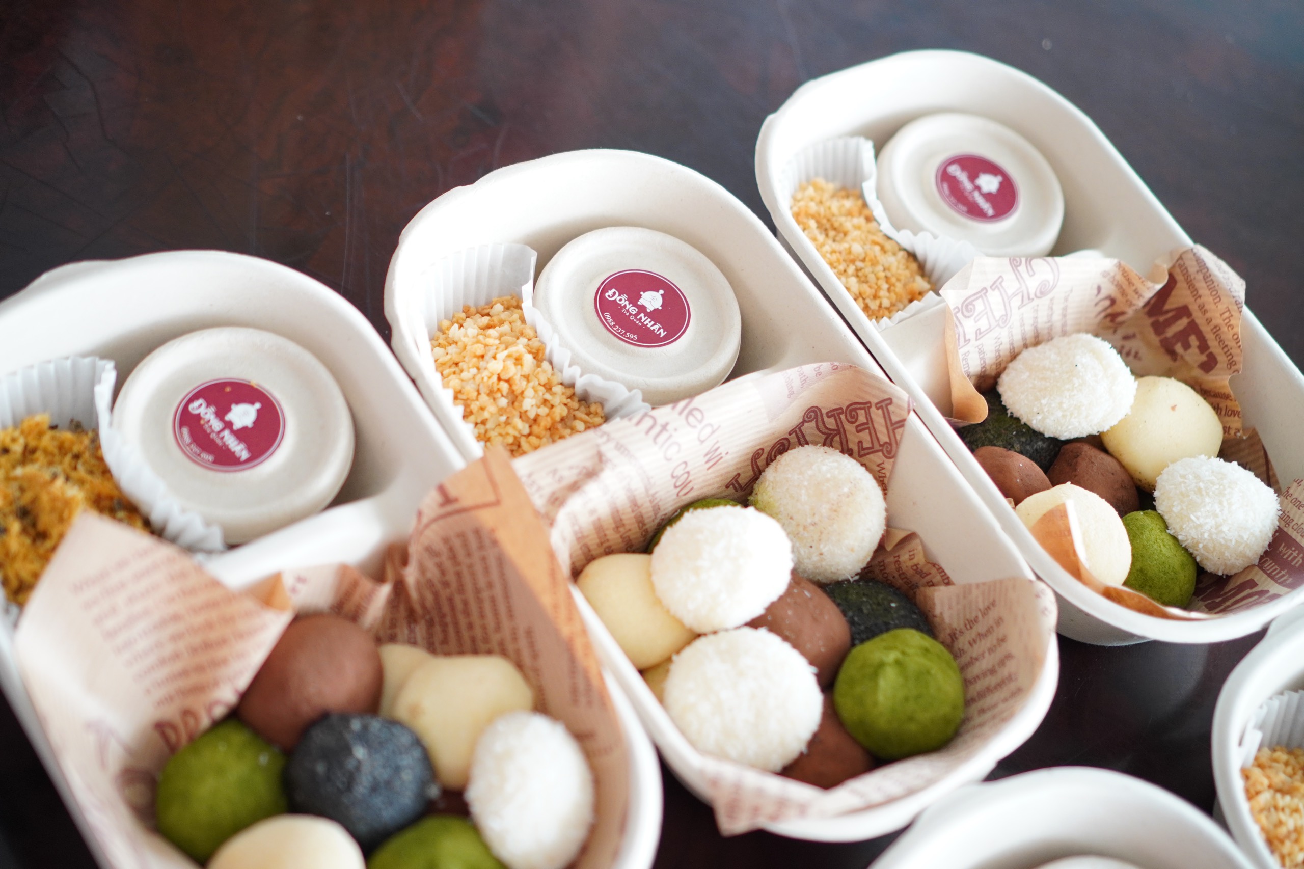 Bánh Mochi Chấm Kem Sữa Size L